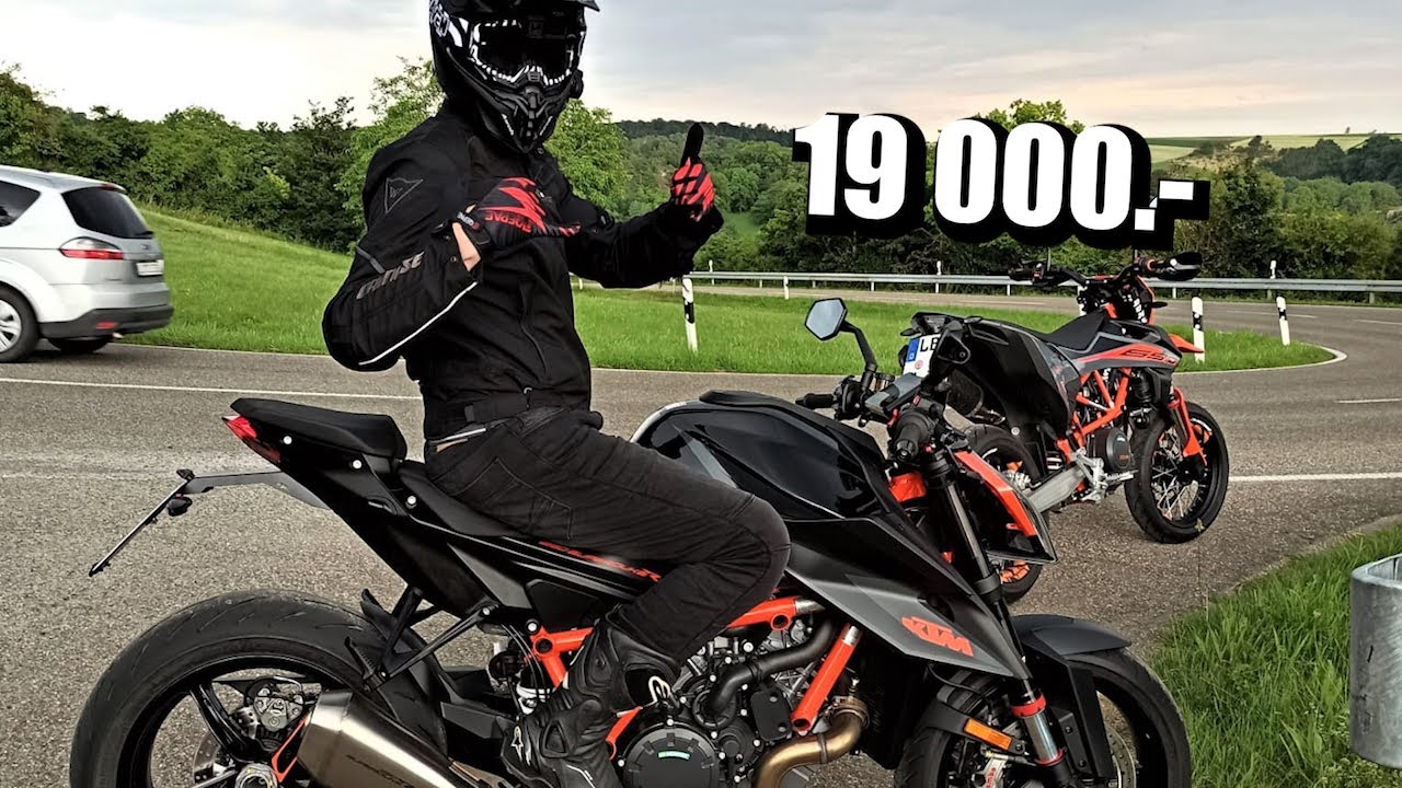 Gestörte 2021 KTM Superduke R erste Fahrt [4K]