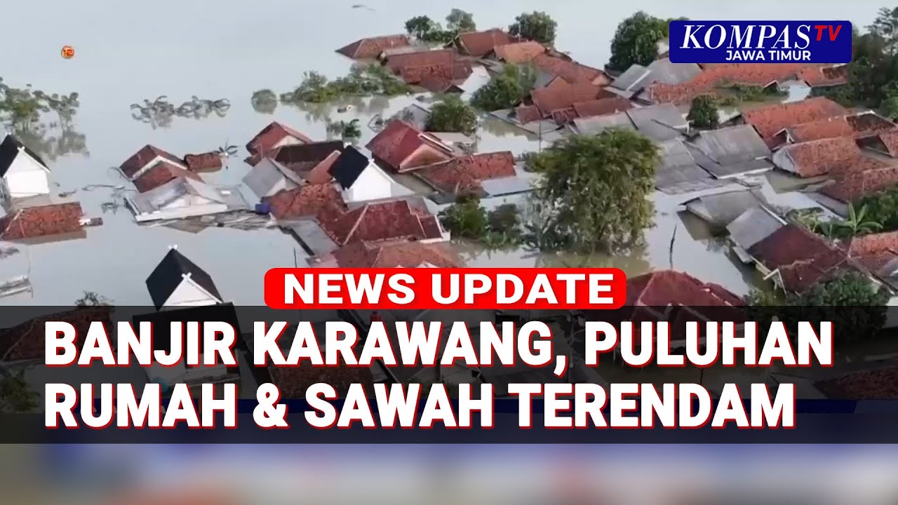 Puluhan Desa di Karawang Terendam Banjir, Ratusan Rumah & Sawah Warga Terdampak Parah!