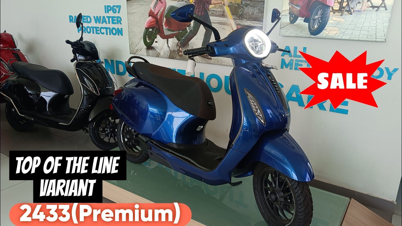 2024 Bajaj Chetak 2433 Premium Electric Scooter Detailed Review| Range |Charging Time.