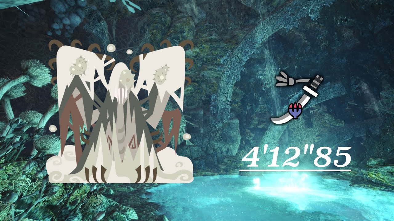 [MHW:IB] Blackveil Vaal Hazak solo Longsword 4'12