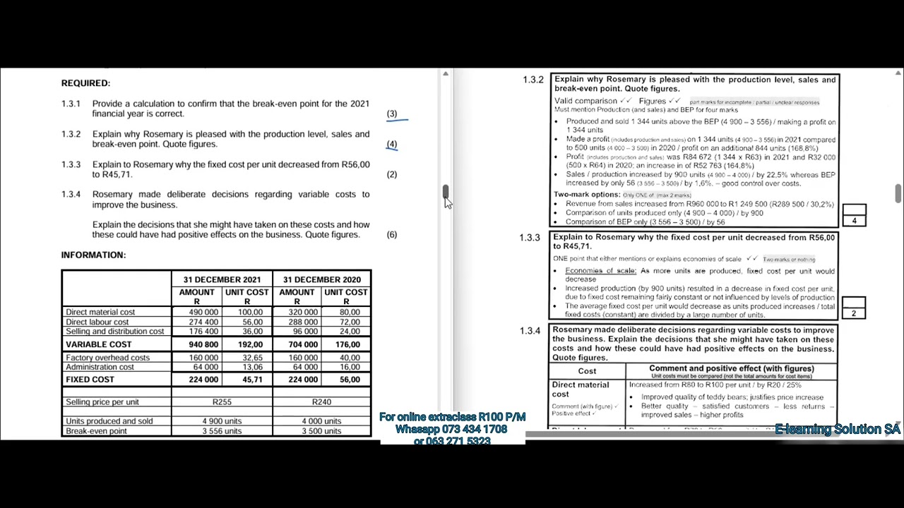 Grade 10 Accounting Paper 1Term 1 | March Test Paper