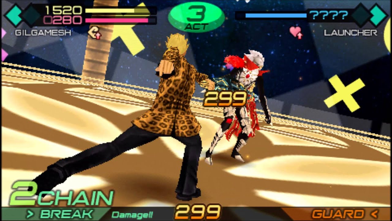 Fate Extra CCC: Gilgamesh Vs Launcher(Karna)
