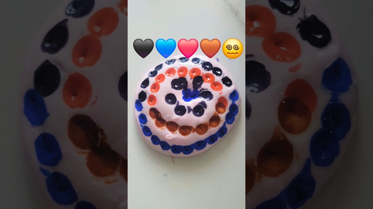 SATISFYING SLIME ASMR 🖤💙❤️🤎 