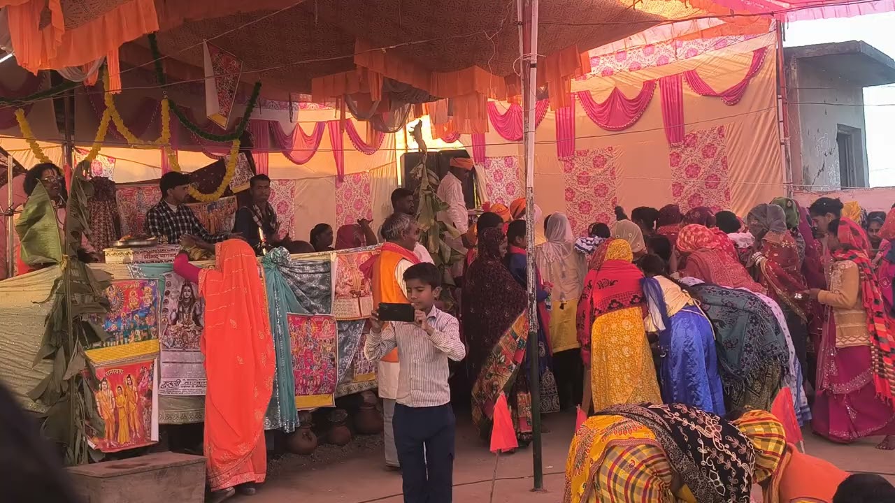 ####virel video ###गोवर्धन की  पूजा.......