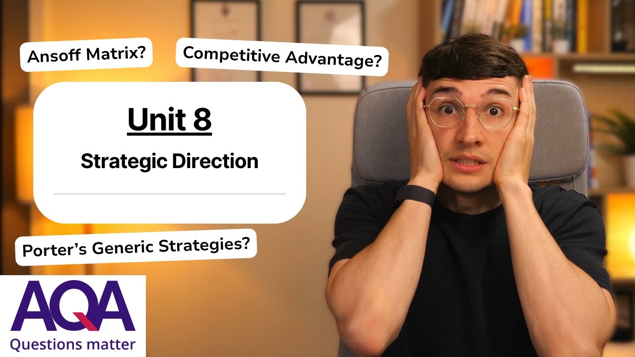 Unit 8 (3.8) &ndash; Strategic Direction | AQA A-Level Business (Revision)