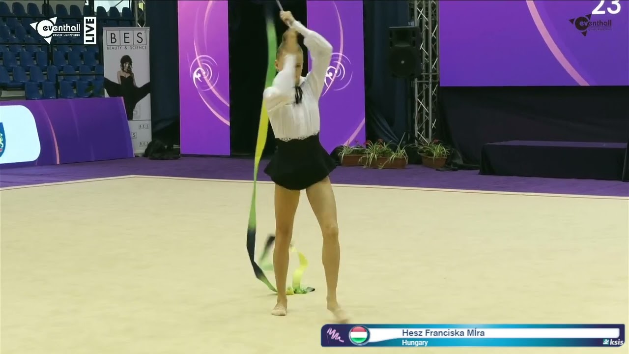 Hesz Franciska MÍra Hungary #FIG 23rd Irina Deleanu R Gym CupJuniors   RGI Ribbon Final