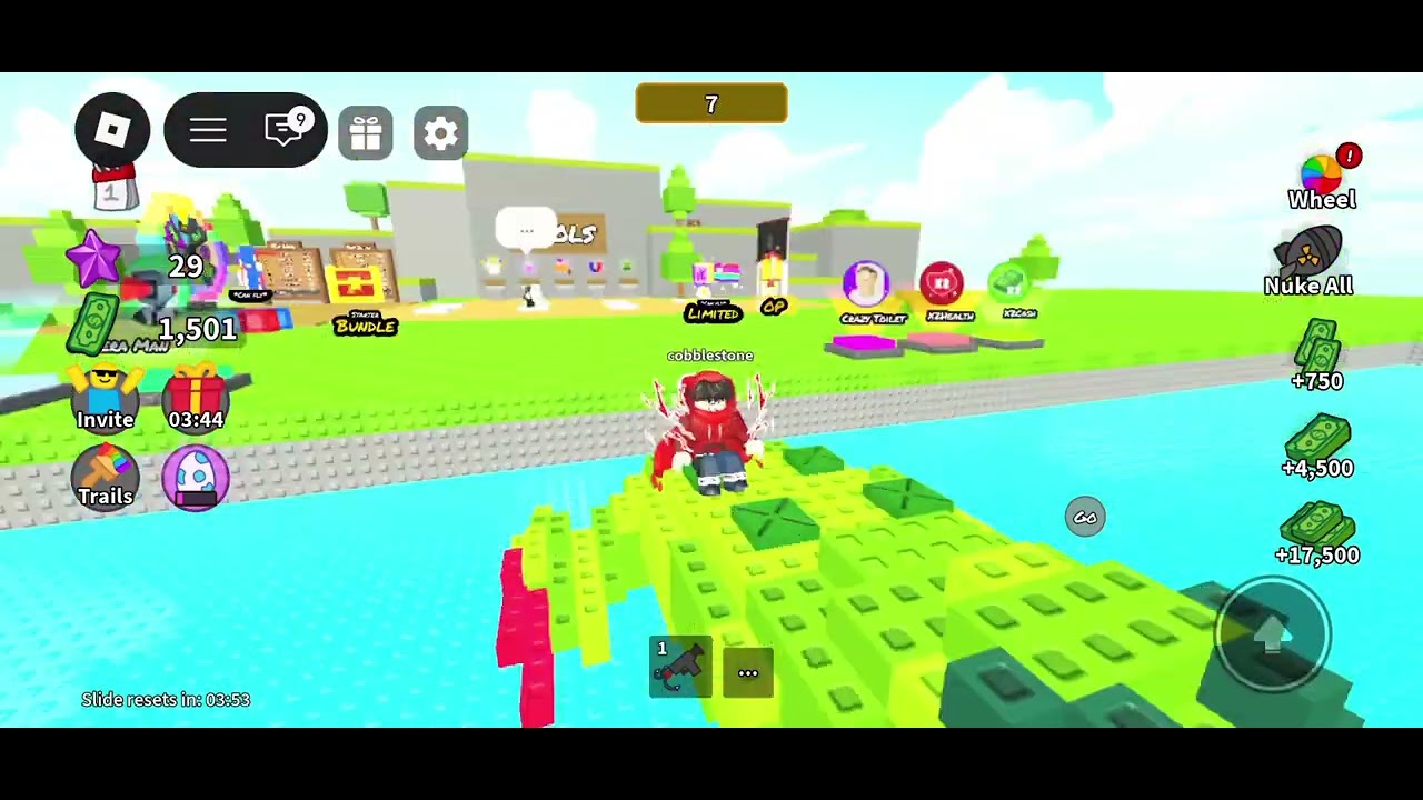 Playing a slide game hope you enjoy 