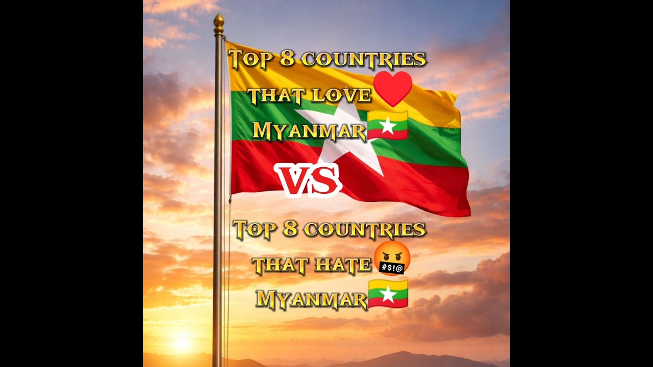 Myanmar top 8 allies vs top 8 rivals#shorts#Myanmar