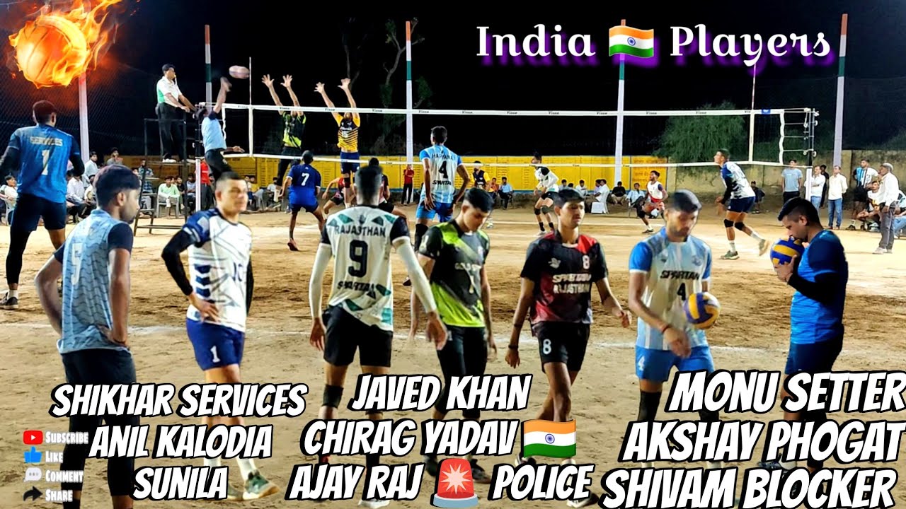 Set 2 Javed Sikhar Blocker Chirag Yadav vs Akshay Phogat Monu Services at Kanwarpura Balaji 2023