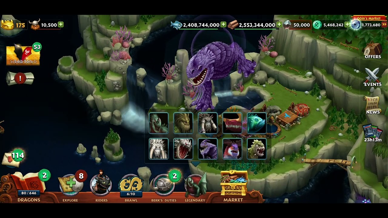 My fully upgraded berk | 2022 | Tothless Max 175 | Everything in Max Level