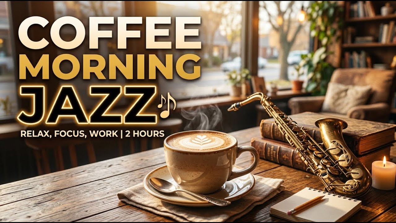 Chill Productive Coffee Morning with Bossa Nova and Smooth Jazz Study Background