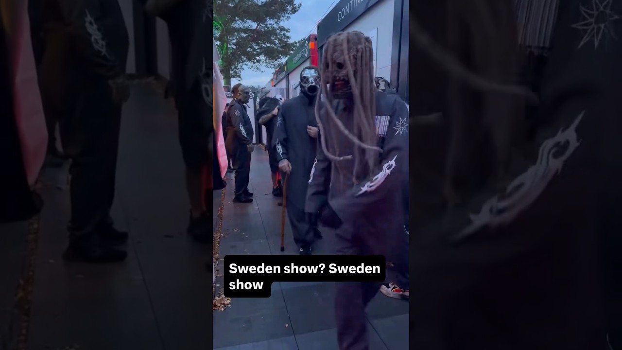 Slipknot backstage Sweden 2025 #slipknot #metal #shorts