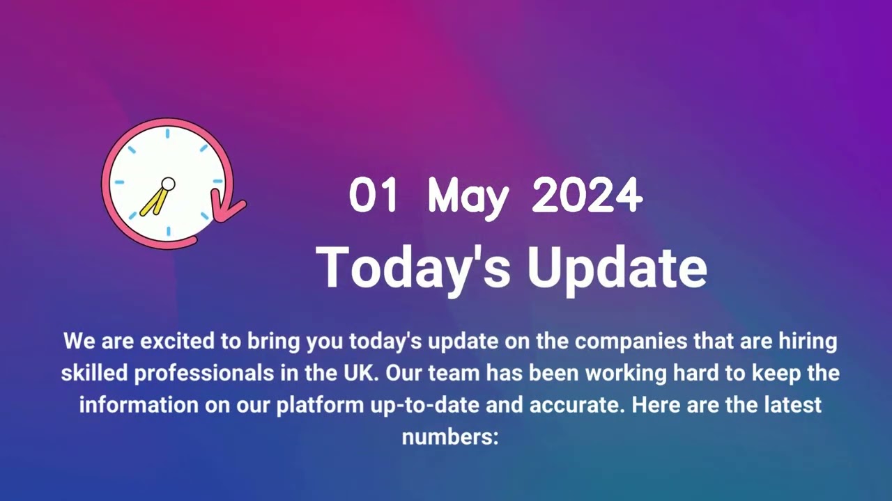 UK Sponsorship License Wednesday Update | May 1, 2024