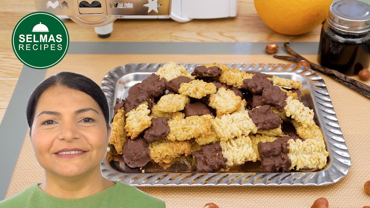 Fleischwolf Spritzgebäck Rezept | Plätzchen mit Eigelb 🍪