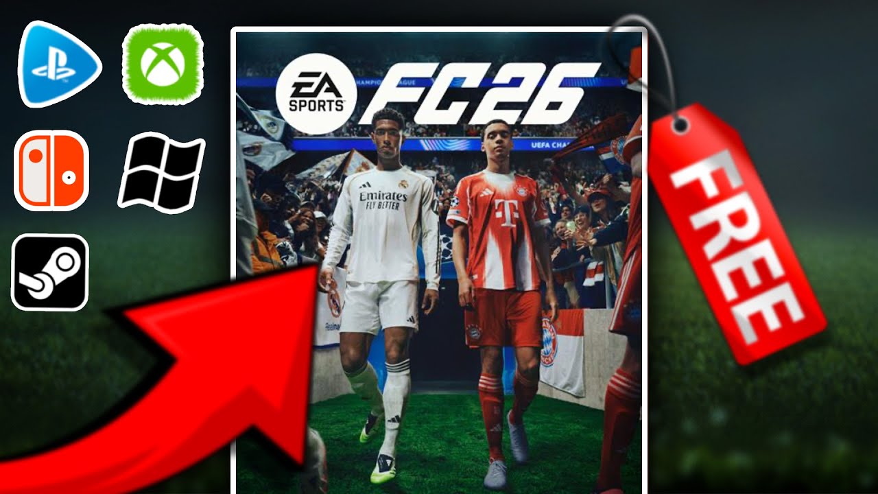 How to get FC 26 for Free! EA Sports FC 26 Free Game Codes (Xbox, PS, PC, Steam, Switch)