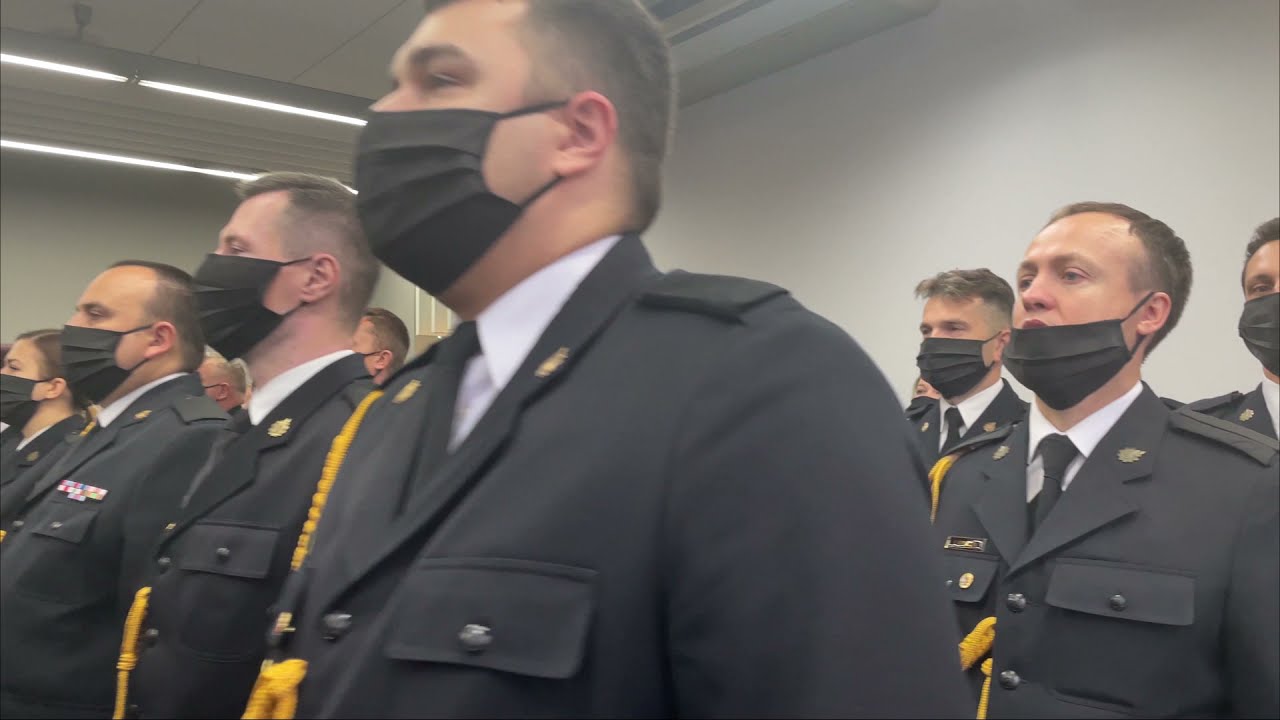 Uroczysta zbiórka z okazji Narodowego Święta Niepodległości (promocja na pierwszy stopień oficerski)