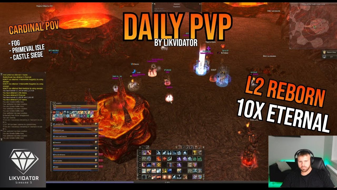 Daily PvP l L2 Reborn x10 l Eternal l #MultakCP Cardinal POV by Likvidat0r