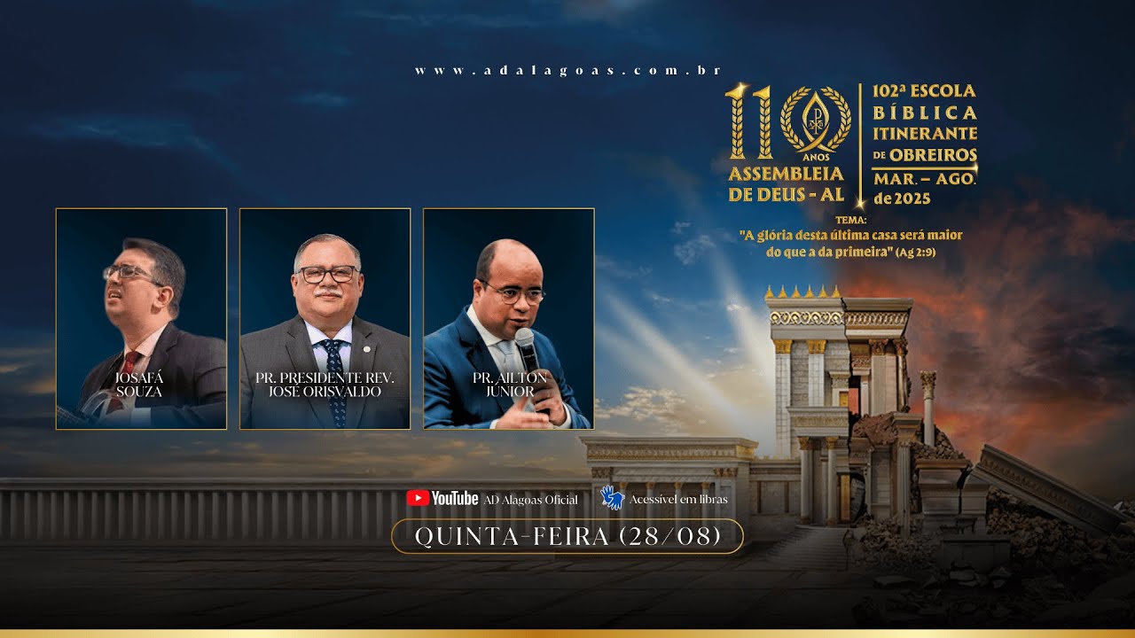 110 ANOS IEADEAL | ACESS&Iacute;VEL EM LIBRAS (QUINTA - FEIRA)