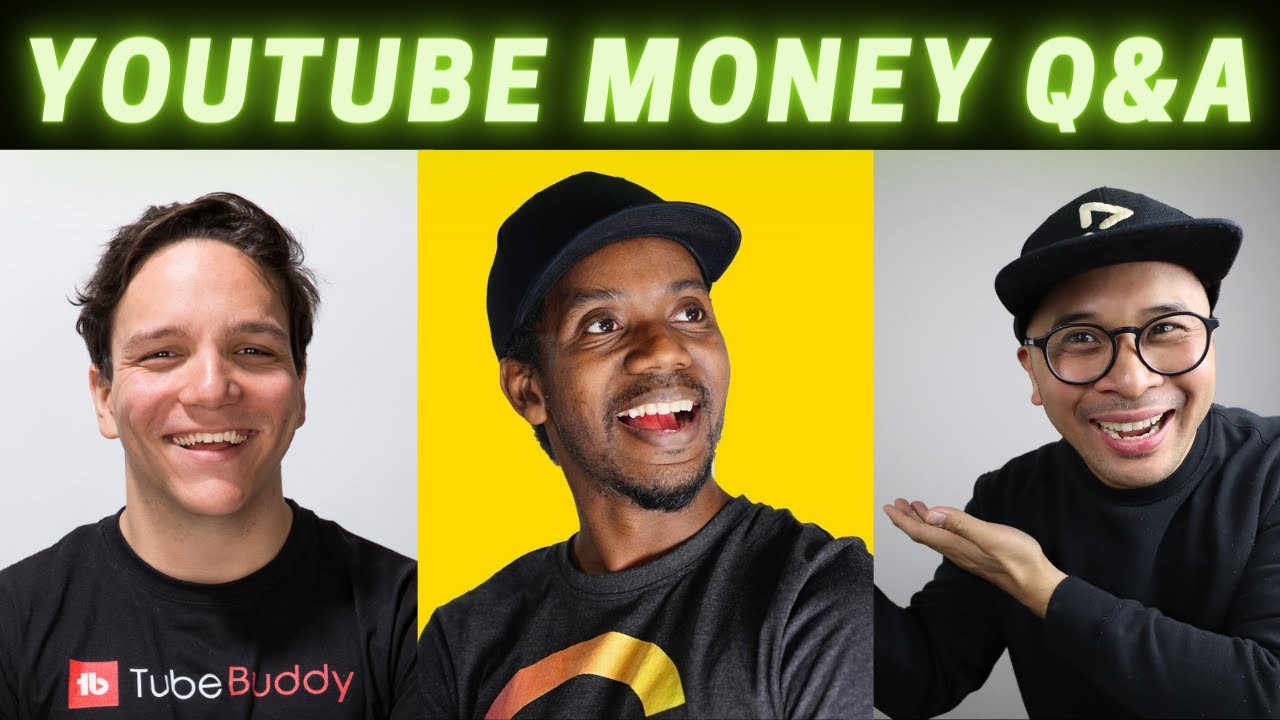 Let's Talk about Youtube Money with @RobertoBlake, @AndrewK, and Rob Balasabas of @TubeBuddy!