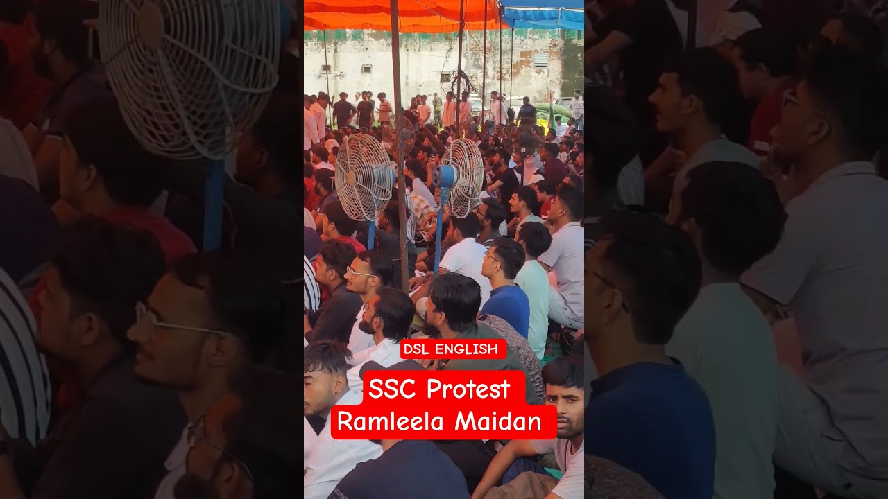 SSC Protest Ramleela Maidan | SSC Protest 2025 #ssc #sscprotest
