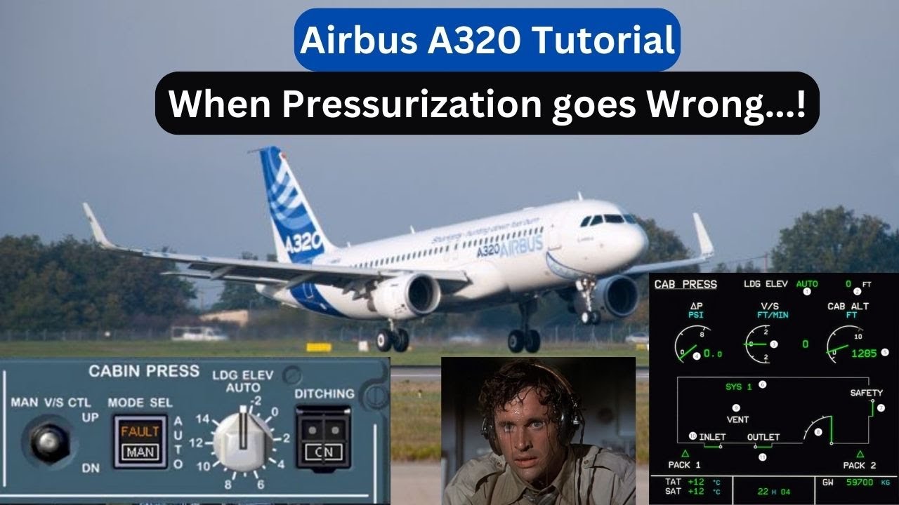 Учебное пособие по Airbus A320 | Наддув | Ошибка CPC 1+2 | Быстрая декомпрессия