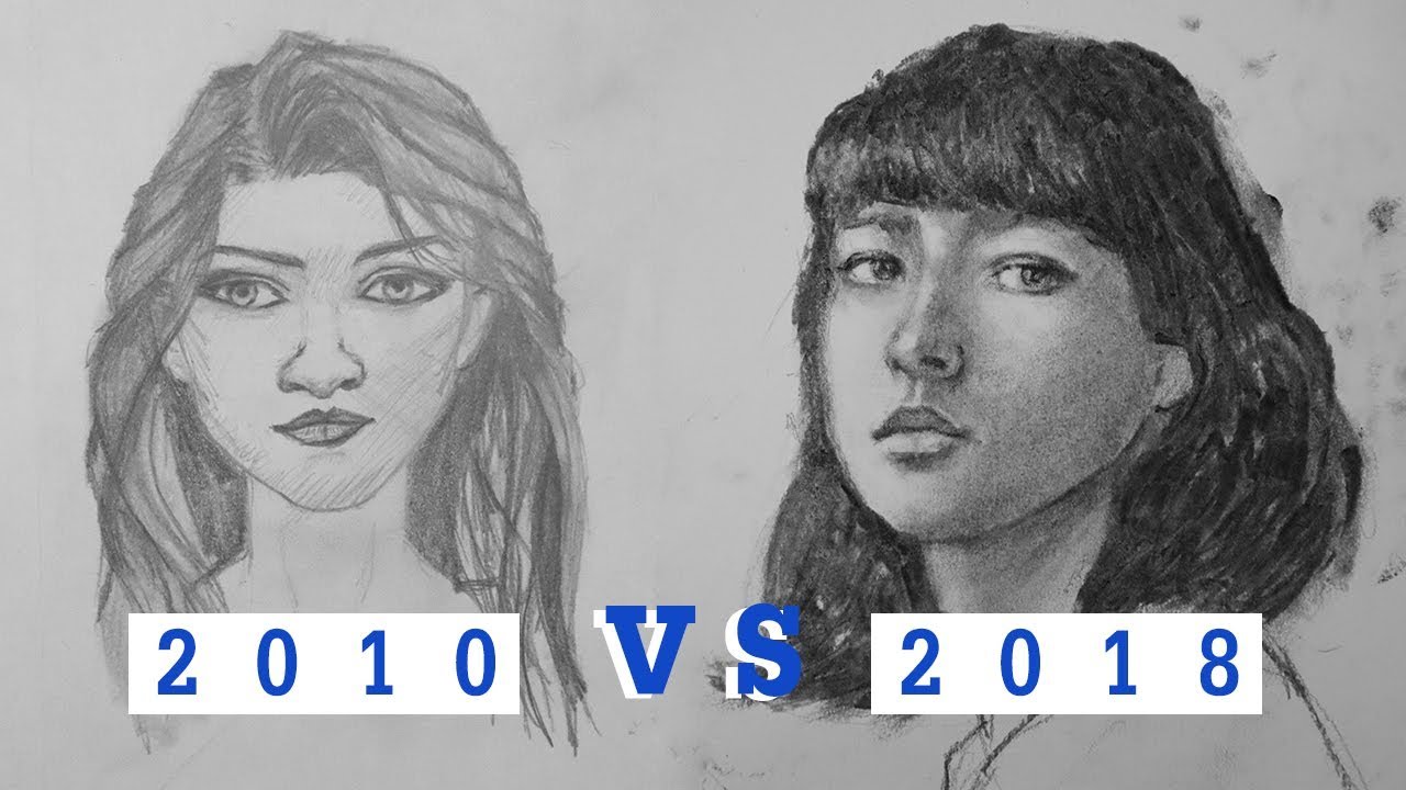 من 2010 إلى 2018 عملت إيه عشان أطّور رسمي في البورتريه؟