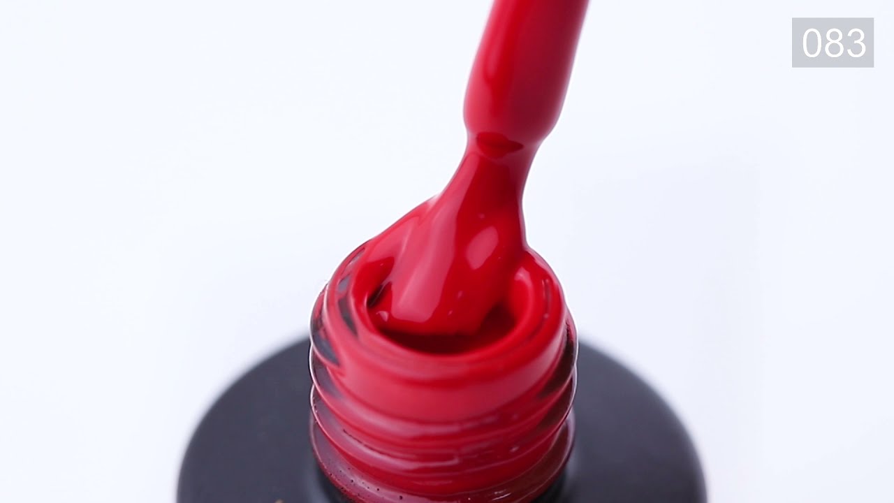 Гель-лак Grattol Color Gel Polish 083 Pure Red (яркий красный, эмаль), 9 мл