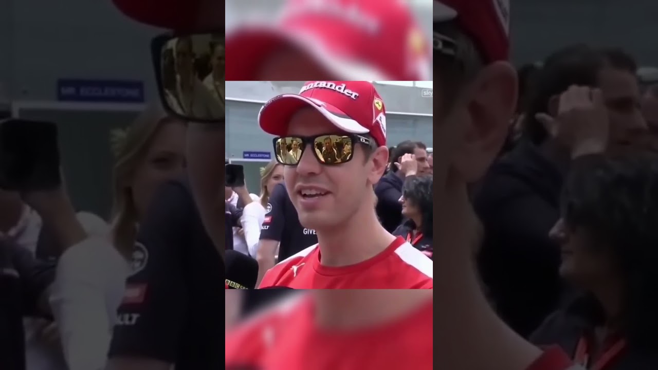 Sebastian Vettel's Reaction For There not Being Any Grid Girls 😂