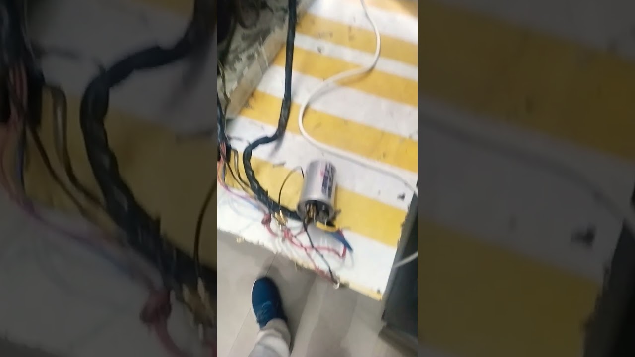 Window AC doul running capacitor wiring practice class course join call 9319311715