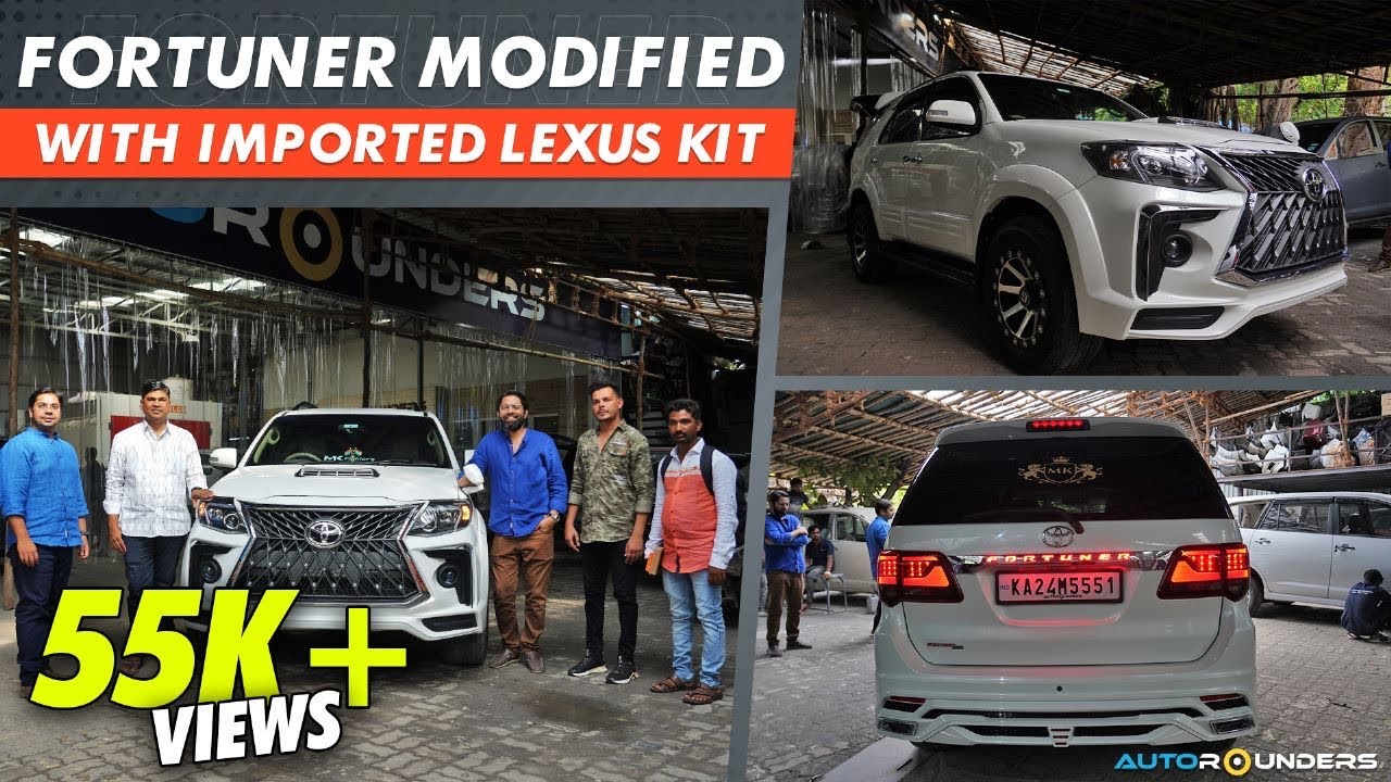New shape for a Fortuner with imported Lexus Kit | Karnataka to Mumbai