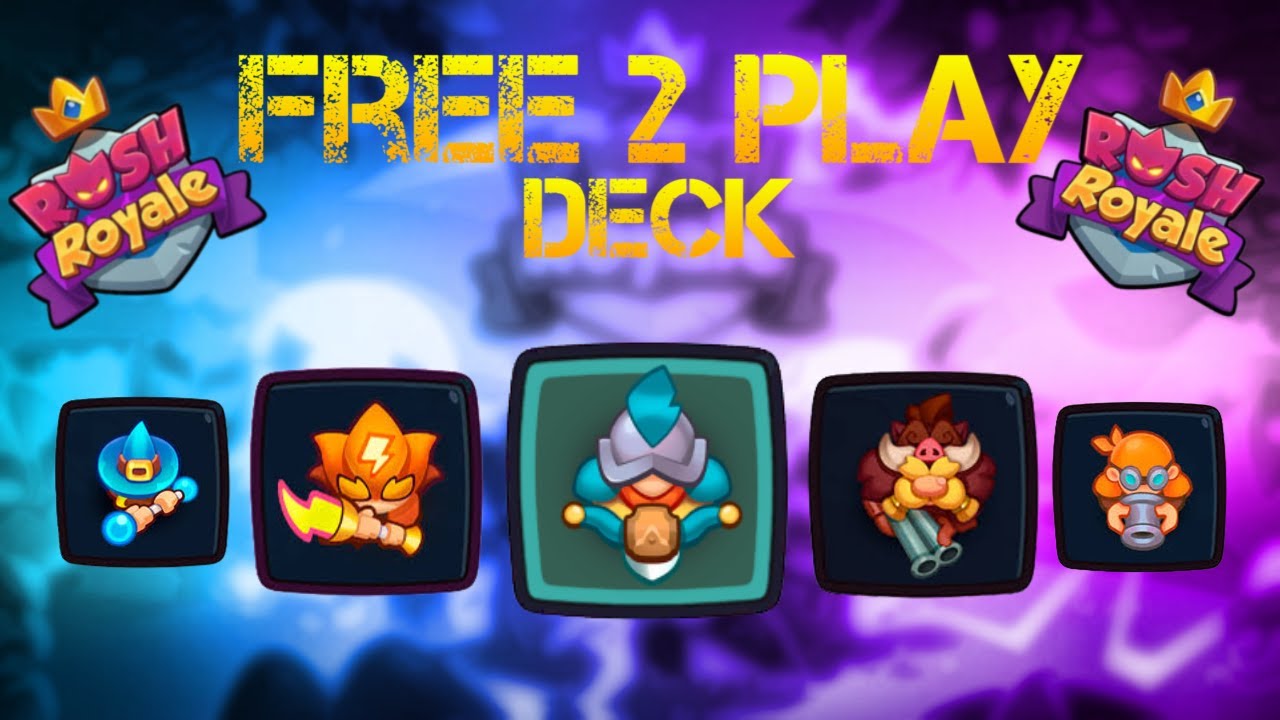Rush Royale Best deck for arena 7,8,9 with guide - No Legendaries Required