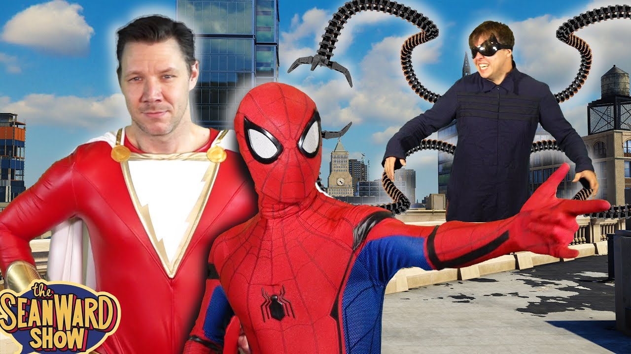 SPIDER-MAN vs SHAZAM! Epic Superhero Parody - The Sean Ward Show
