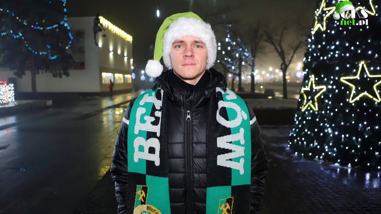 Świąteczne życzenia od piłkarzy GKS Bełchatów (2021)
