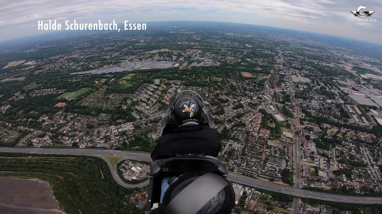 Kleine Haldentour - Ruhrgebiet mit dem Gyrocopter