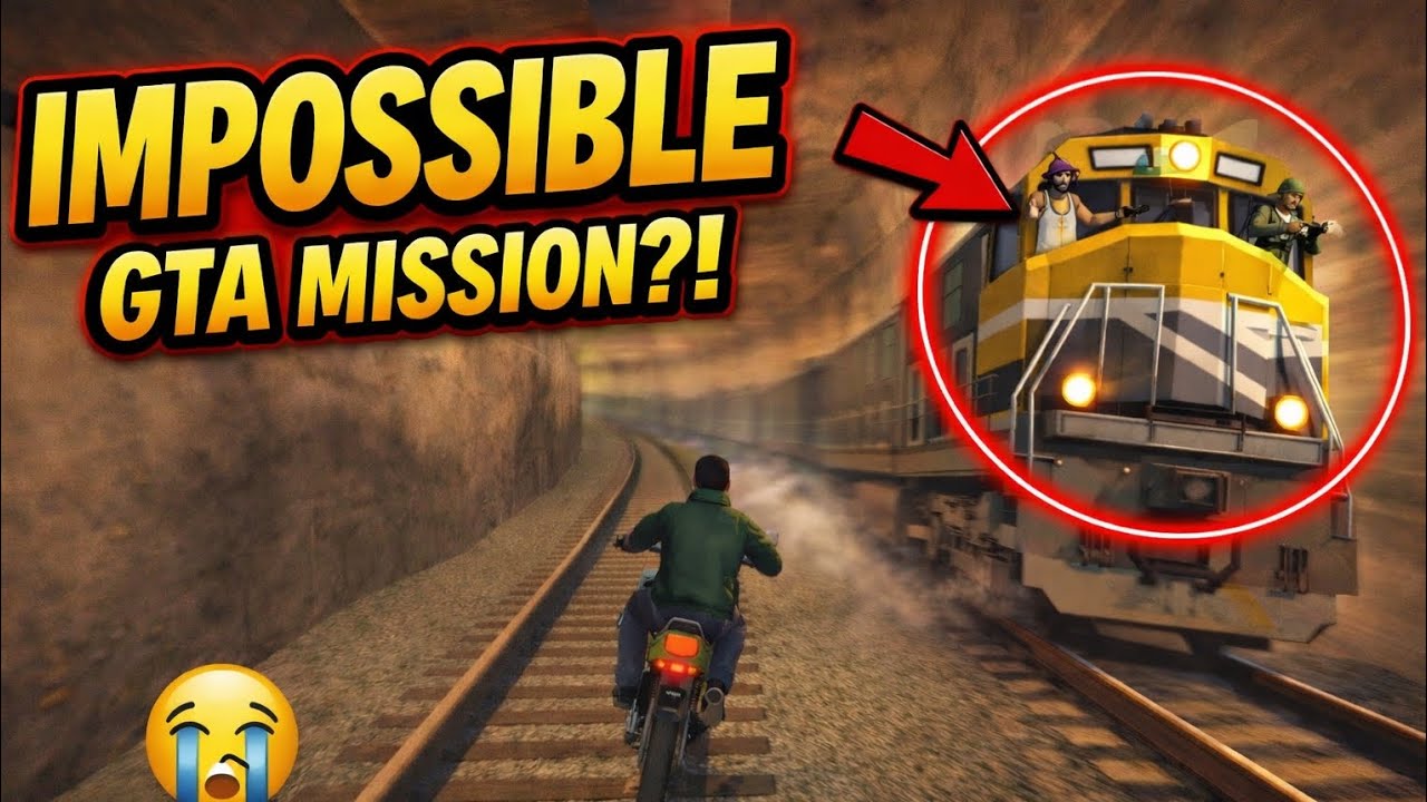 GTA train 🚂 Mission impossible C.J 