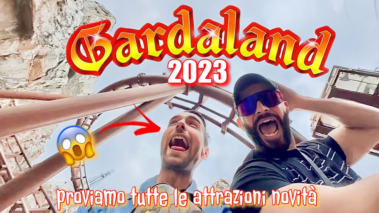 LA GIORNATA PI&Ugrave; BELLA DI SEMPRE A GARDALAND! FATTE TUTTE LE ATTRAZIONI! | Vlog 08/maggio/2023
