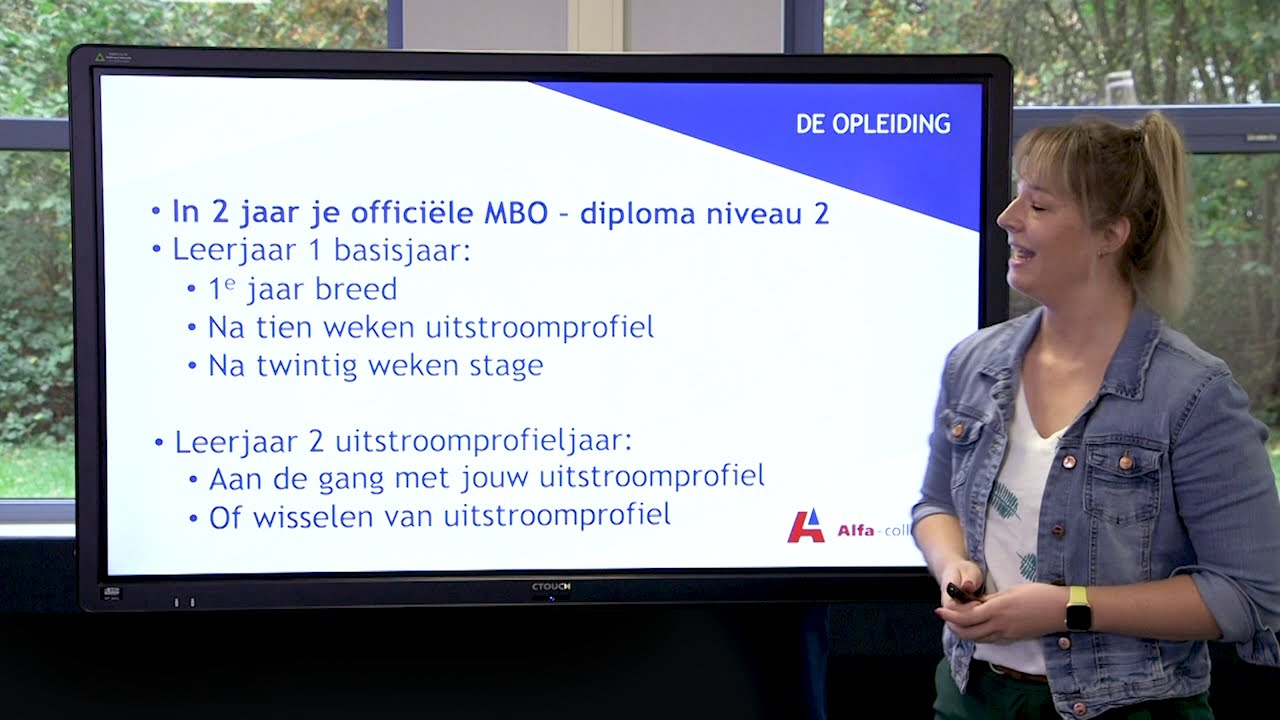 Presentatie opleiding Dienstverlenende beroepen