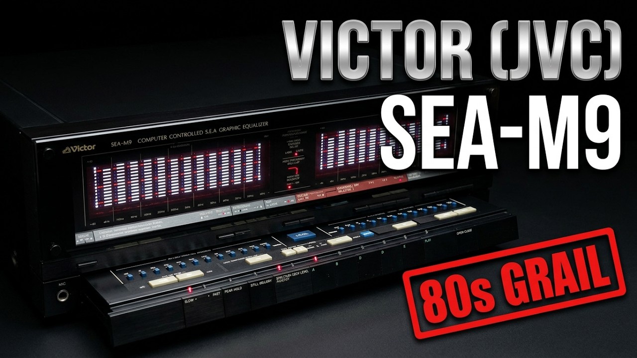 VICTOR (JVC) SEA-M9 80's Legend Rare Model Stereo Digital Equalizer