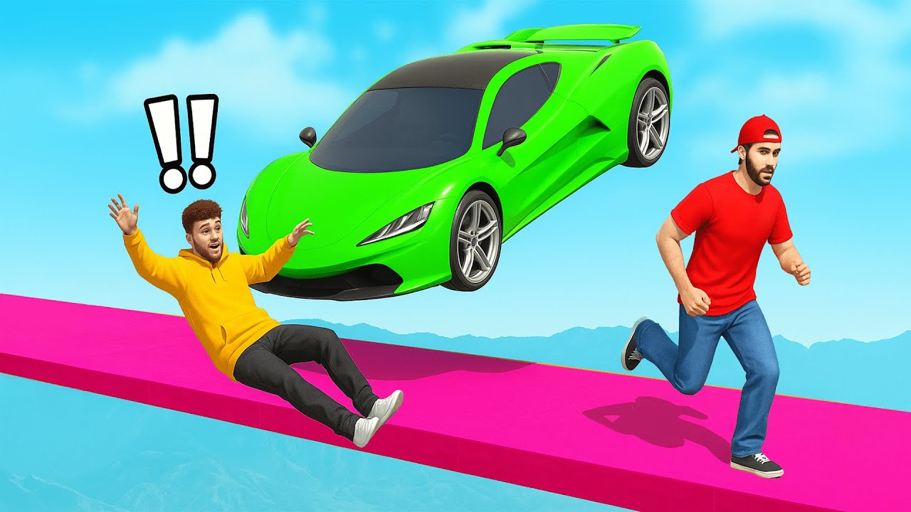Renners Vs Vliegende AUTOS in GTA 5