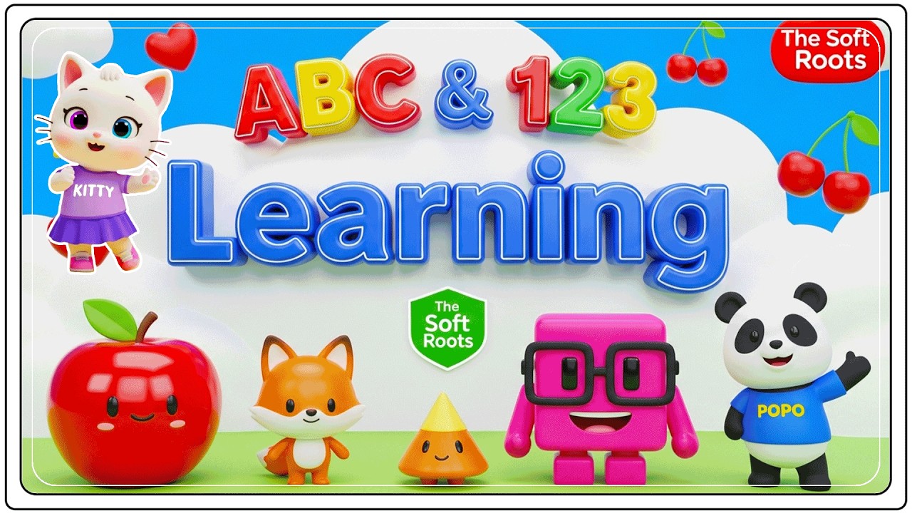 Preschool Learning activities for 3 year olds at home | Learn ABC Phonics Shapes Numbers Colors 🌈