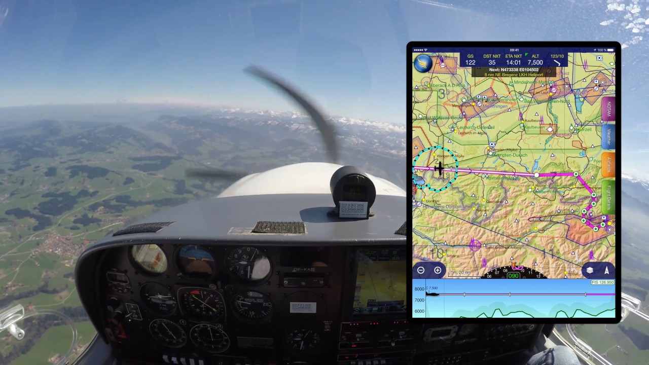 2017/4 VFR DA40 EDNY - LOWI, Neuschwanstein