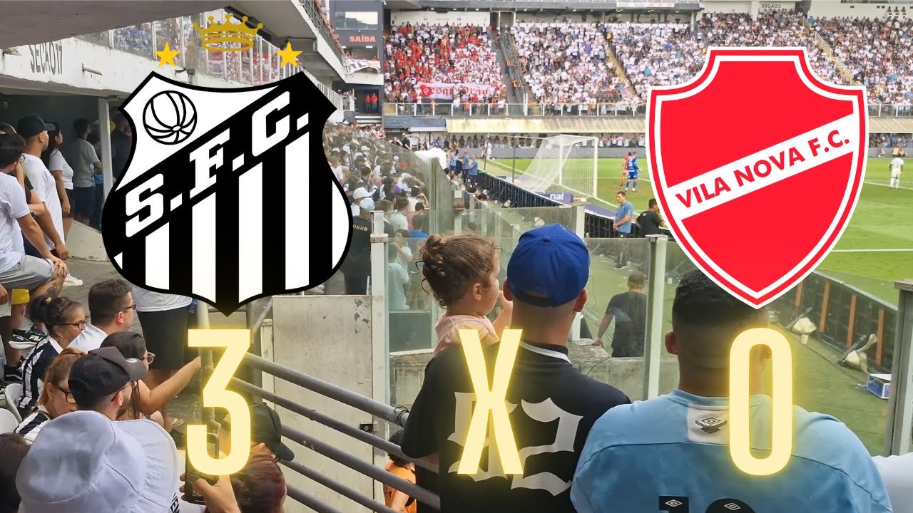 Santos 3 x 0 Vila Nova | Última vitória do Santos na Vila em 2024 | Voltamos pra Primeira + fortes!