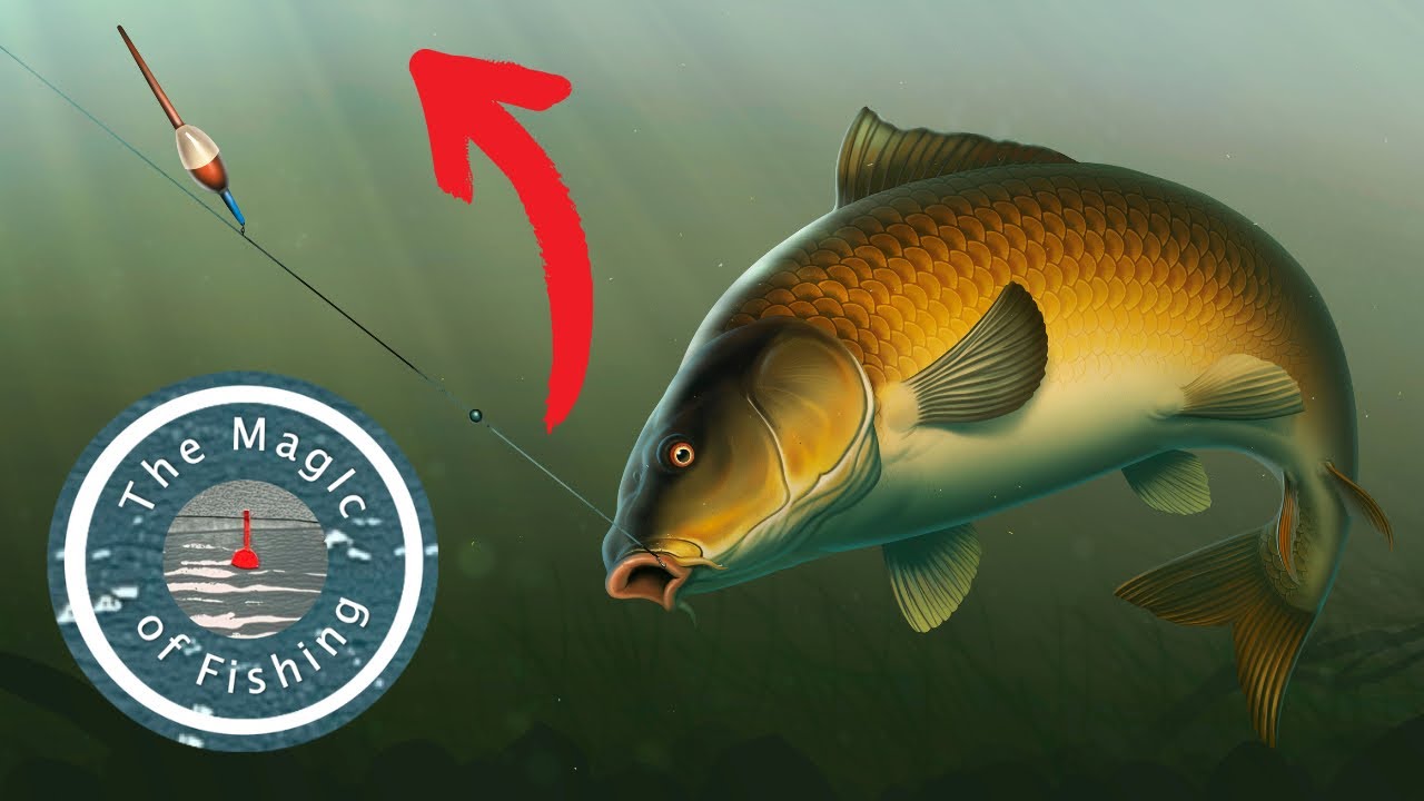 Traditional fishing with the lift method at a beautiful farm pond