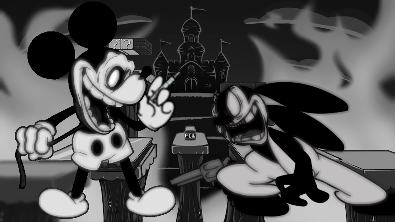 【FNF】Starman Slaughter but Mickey Mouse and Oswald sings it