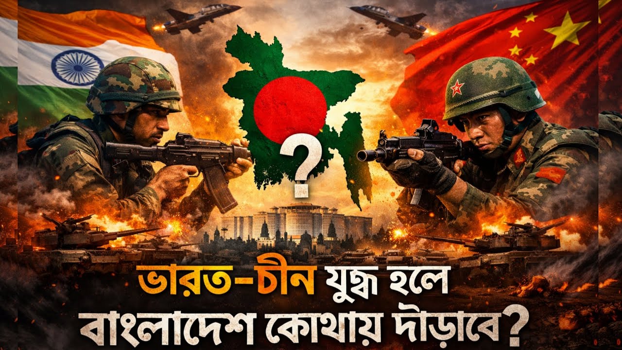 ভারত চীন যুদ্ধ হলে বাংলাদেশ কার পক্ষে যাবে | বাংলাদেশ কি বিপদে পড়বে | শান্ত চিন্তা