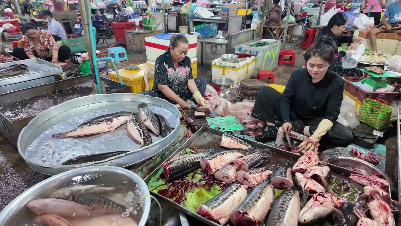 🇰🇭 Authentic Cambodian Countryside Market  Street Food Walk 2026