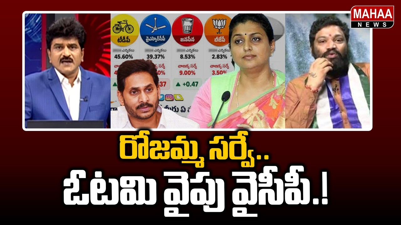 రోజమ్మ సర్వే..ఓటమి వైపు వైసీపీ | Seemaraja key Comments On RK Roja Survey | Mahaa News