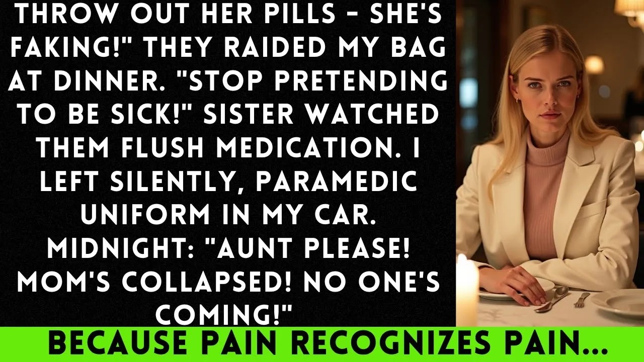Sister’s Kids Threw Away My Medicine — “She’s Faking It!” Until the Ambulance Call Came...