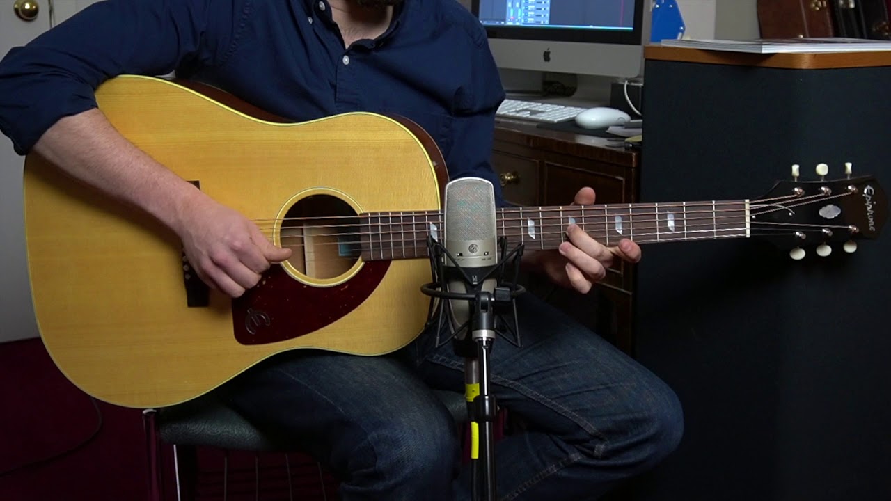 Epiphone USA Texan 2020 Acoustic Guitar Demo