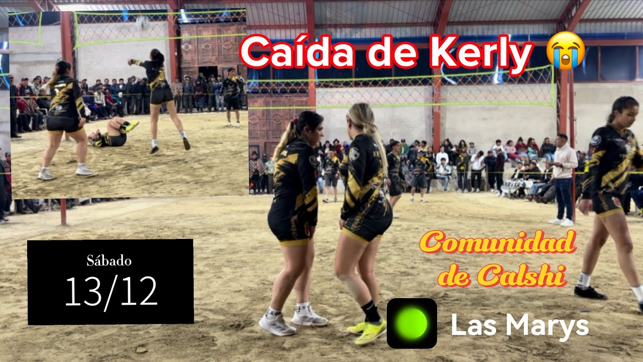 CAÍDA DE KERLY 😭🔥ECUAVOLEY DIFÍCIL E INTERESANTE 🔴🔥RIOBAMBA “San Andrés”
